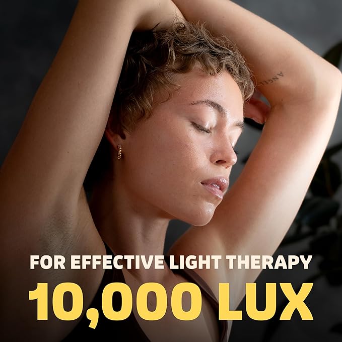 Circadian Optics Lumos 2.0 Light Therapy Desk Lamp | As Seen On Shark Tank | 10000 LUX UV-Free Full-Spectrum LEDs | Adjustable Portable Folding Sunlight Lamp for Seasonal Blues Focus Energy &amp S