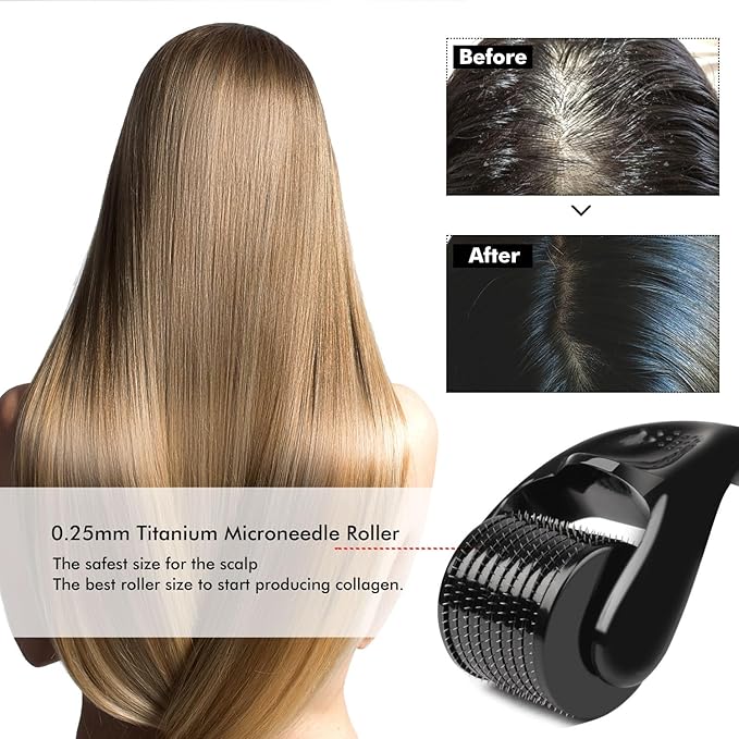 Hair Growth Kit Biotin Hair Growth Oil Serum Hair Scalp Massager Helps absorb Hair Growth Oil Serum