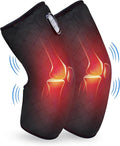 COMFIER Plug-in Heated Knee Massager for Knee Pain Relief with Vibration &amp HeatKnee Heating Pad Pair Knee Warmers for Men Women SeniorsLeg Massager FSA Eligible HSAMothers Day Gifts for Mom D