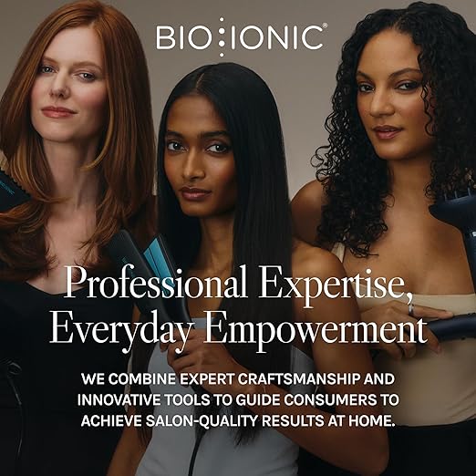 Bio Ionic 10X Ultralight Speed Hair Dryer Blow Dryer with Adjustable Heat &amp Speed Memory Function Professional Hair Styling Tool for Fast Frizz-Free Hairstyles