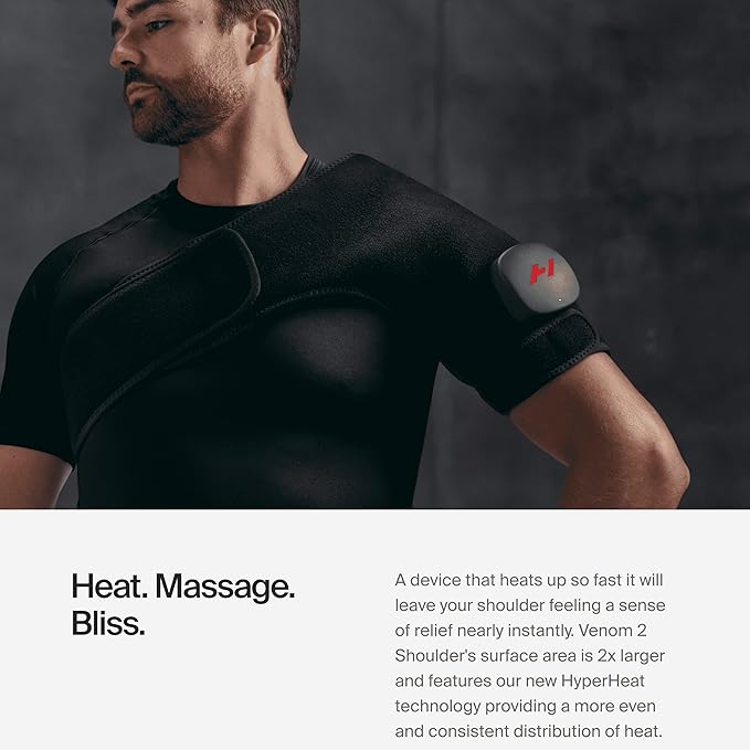 Hyperice Venom 2 - Advanced Heat + Vibration Wrap (Left Shoulder)