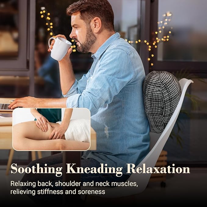 Knee Massager with Heat Back Massager