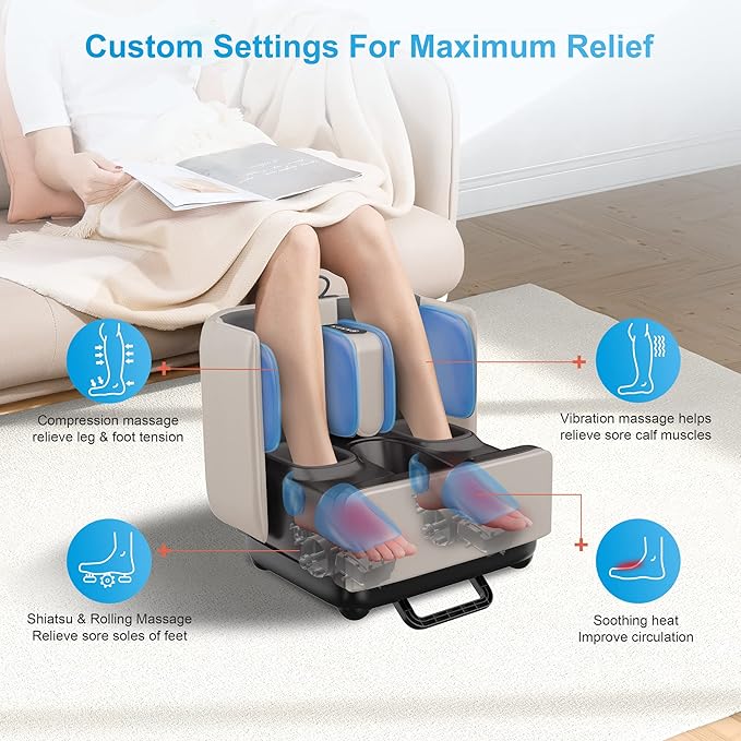 COMFIER Shiatsu Foot Massager &amp Scalp Massager
