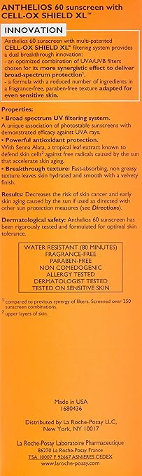 La Roche-Posay Anthelios Melt-In Milk Sunscreen SPF 60 Sunscreen For Body &amp Face Broad Spectrum SPF + Antioxidants Oil Free Lightweight &amp Fast Absorbing Oxybenzone Free