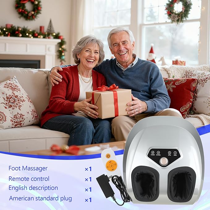 Foot Massager with Heat Shiatsu Foot Massage Machine with Remote 3 Heat Levels Multi-Mode Massage Auto-Off Timer Deep Kneading Rolling Massager for Plantar Fasciitis Fatigue Relief