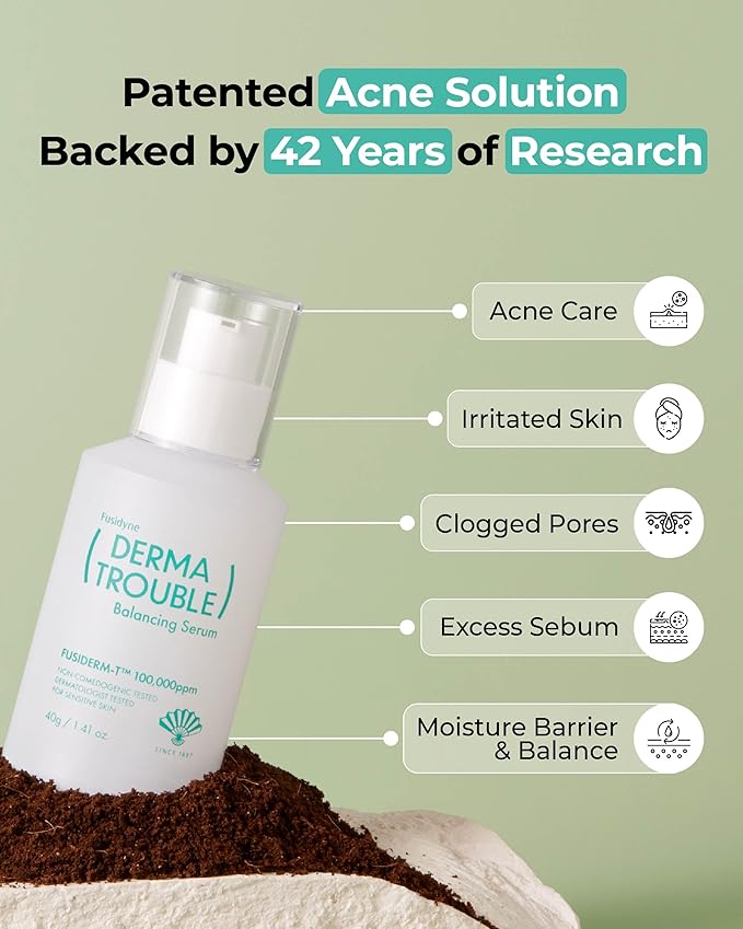 Balancing Serum (40g) + Zinc Calming Sunscreen SPF50+ (50ml) — Calm Strengthen &amp Shield for Blemish-Prone Skin