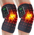 2-Pack Red Light Therapy for Knee Brace Wireless 72 LEDs Knees Wraps with 660nm &amp 850nm Infrared Light 3000mAh Battery Heat &amp Pulse for Knee Elbow Shoulder Joint Pain Relief