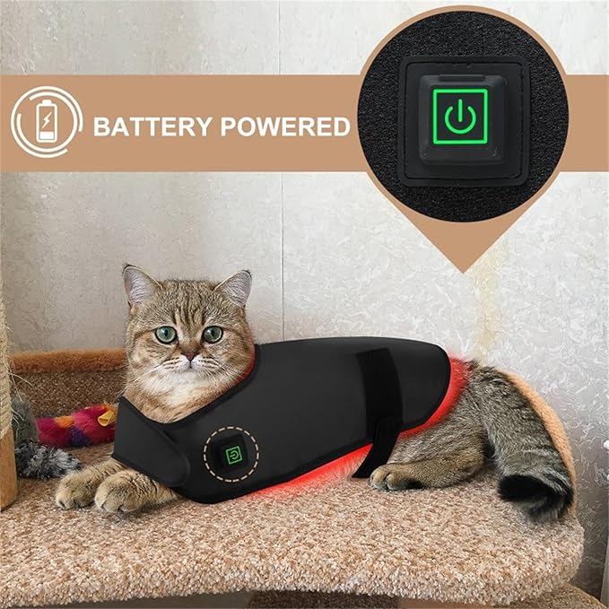 LED Red Light Therapy Device for Dog Pets Near Infrared Therapy Wrap Portable Deep Light Therapy for Dog Muscle Recovery
