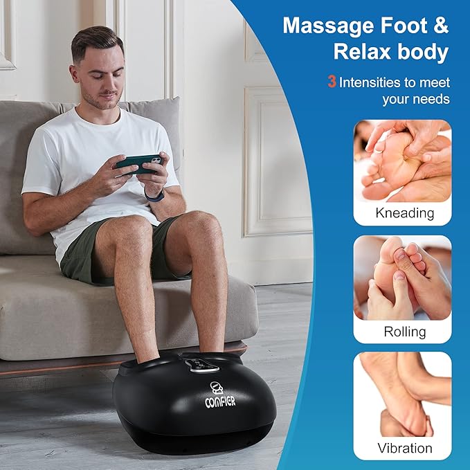 COMFIER Shiatsu Foot Massager &amp Scalp Massager