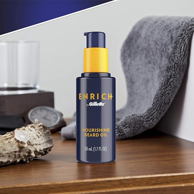 Gillette Enrich Beard &amp Face Care Starter Kit for Men