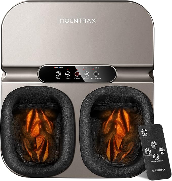 MOUNTRAX Foot Massager and Shiatsu Back Massager