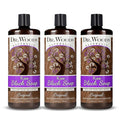 Dr. Woods Raw African Liquid Black Soap - Body Wash for Men and Women Contains Organic Shea Butter Gentle Exfoliant Natural Cleanser for Face Hands and Body - 32 Fl Oz Pack of 3