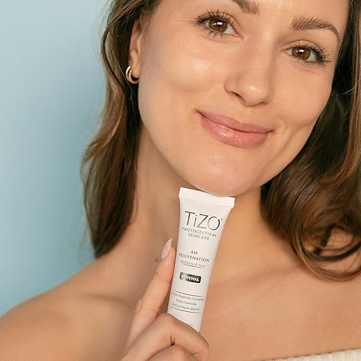 TiZO Photoceutical AM Rejuvenation | Repair with Peptides | Niacinamide | Powerful Antioxidants (Vitamins C &amp E) - 1 fluid Ounce (Pack of 1)