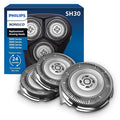 Philips Norelco SH30/52 Genuine Shaving Heads Compatible with Philips Shavers Series 1000 2000 3000 and 5000 Powerful Performance Self-Sharpening 3 Pieces Model SH30/52