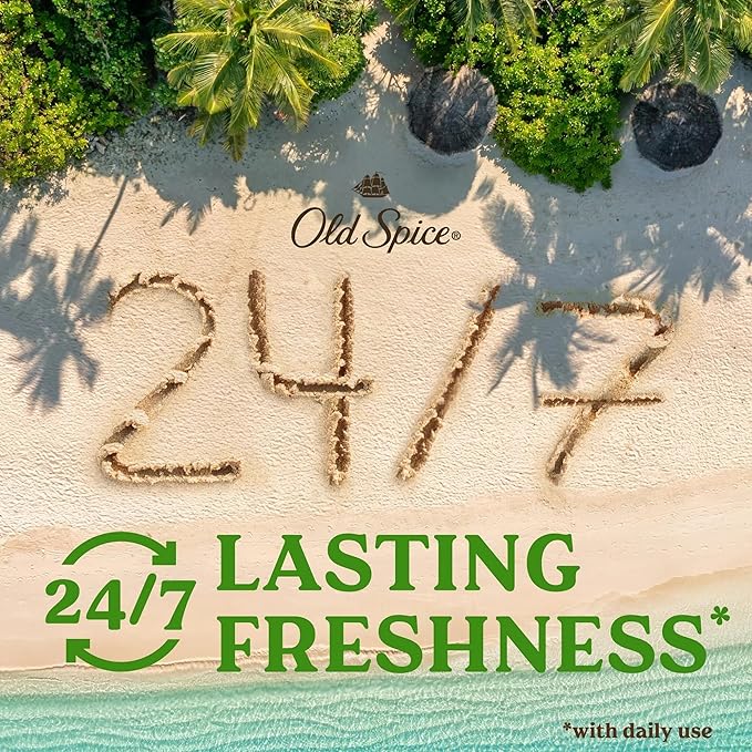 Old Spice Fresh Collection Deodorant Fiji 3 oz (Pack of 10)