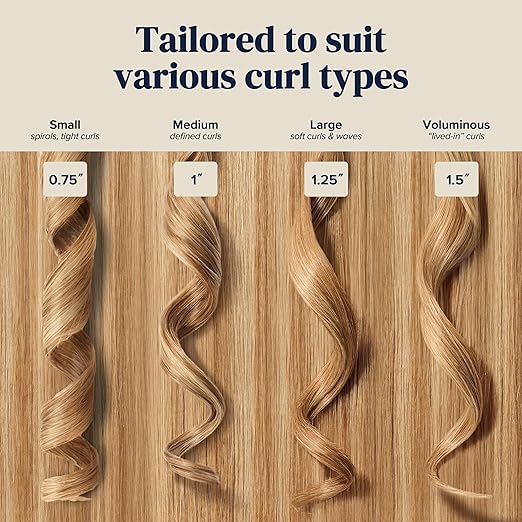 Bio Ionic Long Barrel Curling Iron with Moisture Heat Technology &amp NanoIonic MX Versatile Curling Wand - Multiple Barrel Sizes for Tight Classic Loose &amp Soft Curls