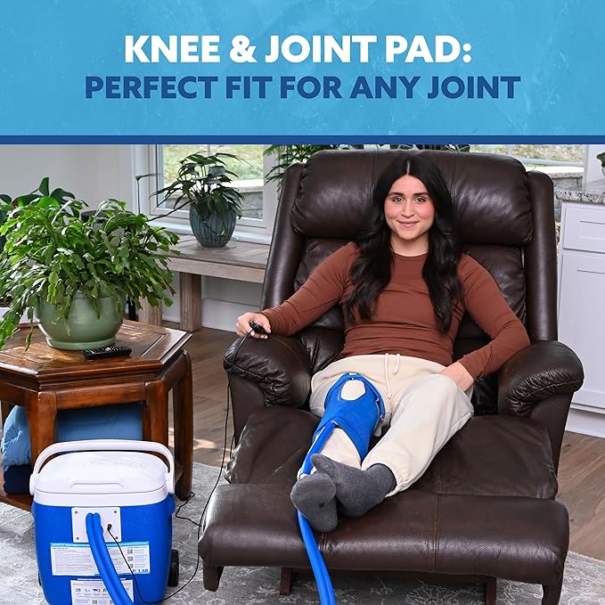 Polar Active Ice 3.0 Cold Therapy Ice Machine System with Programmable Timer Knee and Joint Compression Pad Lightweight 16 Quart Cooler Quiet Pump Strong Cryotherapy Pain Relief Treatment