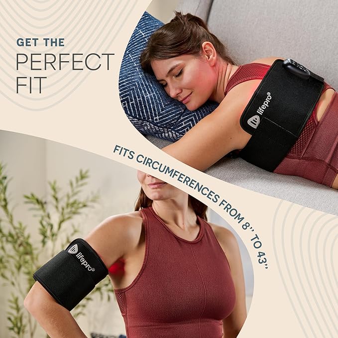 Lifepro Red Light Therapy Belt – Infrared Red Light Therapy for Body Back and Shoulder with Triple Chip LEDs Allevared Belt with 660nm &amp 850nm Wavelengths – for Daily Comfort &amp Wellness Supp