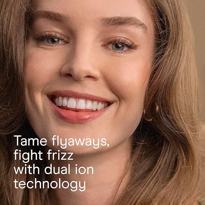 Infiniti PRO CONAIR 5-in-1 Hair Drying Wand Straightener and Styler Ionic All-in-One Digital Motor Blow Dryer Includes 4 High-Performance Attachments Cherry Red