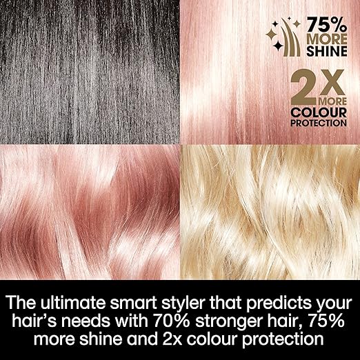 ghd Platinum+ Styler ― 1 Flat Iron Hair Straightener Professional Ceramic Hair Styling Tool for Stronger Hair More Shine &amp More Color Protection