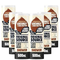 Original Source Coconut and Shea Butter Shower Gel 100 Percent Natural Fragrance Vegan Cruelty Free Paraben Free Bulk Buy Pack of 6 x 500 ml
