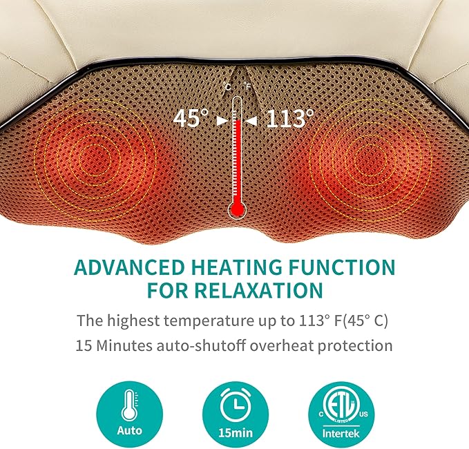 Nekteck Neck Massager Blue and Smart Foot and Calf Massager APP Control White