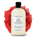 The Soap Exchange Body Wash - Nag Champa Scent - Hand Crafted 12 fl oz / 354 ml Natural Artisan Liquid Soap for Hand Face &amp Body Shower Gel Cleanse Moisturize &amp Protect. Made in the USA.