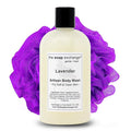 The Soap Exchange Body Wash - Lavender Scent - Hand Crafted 12 fl oz / 354 ml Natural Artisan Liquid Soap for Hand Face &amp Body Shower Gel Cleanse Moisturize &amp Protect. Made in the USA.