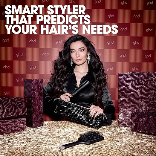 ghd Platinum+ Styler ― 1 Flat Iron Hair Straightener Professional Ceramic Hair Styling Tool for Stronger Hair More Shine &amp More Color Protection
