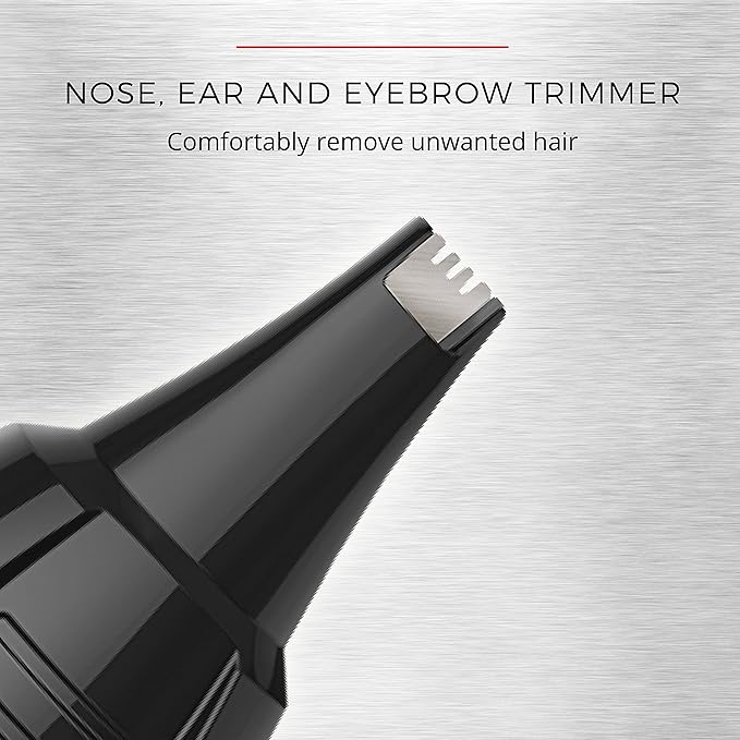 Remington Head to Toe Advanced Rechargeable Powered Body Groomer Kit Beard Trimmer (10 Pieces) 6.3 Inch Black