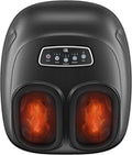CILI Foot Massager with Heat Shiatsu Foot Massager for Pain Relief &amp Plantar Fasciitis Electric Heated Feet Massager with Kneading Compression &amp Vibration Washable Sleeve FSA Eligible HSA