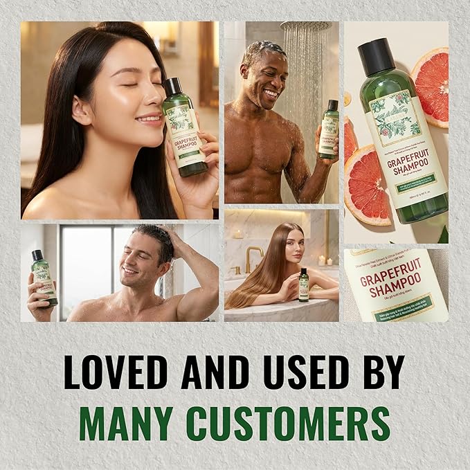 ABERA Folliculitis Body Wash and Grapefruit Hair Regrowth Shampoo