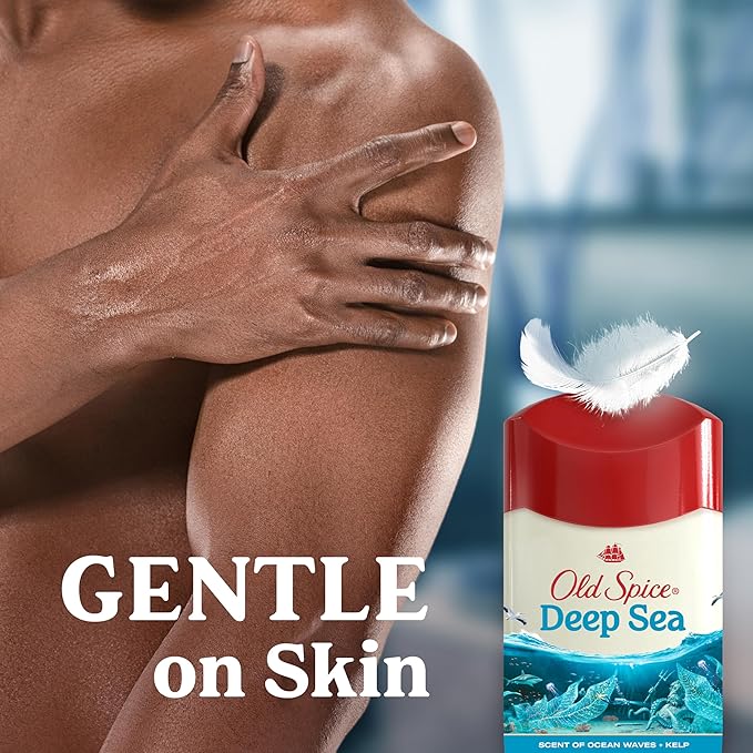 Old Spice Men's Antiperspirant &amp Deodorant Deep Sea with Ocean Elements 3.4oz (Pack of 3)