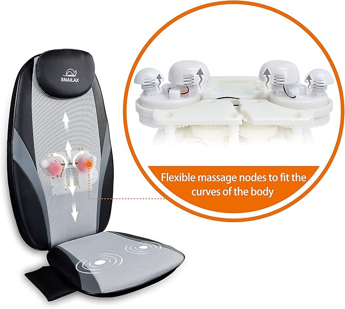 Snailax Shiatsu Back Massager and Hand Massager