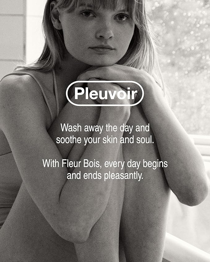 Pleuvoir Body Cleanser Morning Soil (Petrichor) - Perfume Body Wash - Fresh Earthy Rain Ozonic Green Scent - Rich Moisturizing Foam with 8 Types Hyaluronic Acid Ceramides - Vegan K-Beauty 8.45 fl.oz