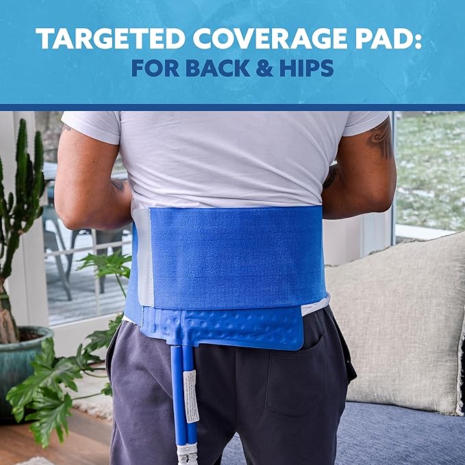 Polar Active Ice® Back Therapy pad 12” x 8.5” with Attached Belt. Use only with The Polar Active Ice #AIS Therapy System.