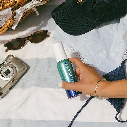 COOLA Organic Sunscreen SPF 50 Sunblock Face Mist Dermatologist Tested Skin Care for Daily Protection Vegan and Gluten Free Natural Fragrance 3.4 Fl Oz