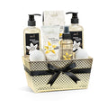 Bath and Body Gift Basket For Women and Men Warm Vanilla Bath &amp Body Collection Includes Shower Gel Bubble Bath Body Lotion Body Mist &amp More – Mother's Day Gift for Mom