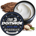 Bossman Hair &amp Beard Pomade for Men (Royal Oud Scent) – Medium Hold &amp Moisturizing for Hair Beard &amp Mustache Styling – Made in USA