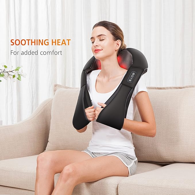Snailax Neck Massager and Foot Massager Bundle