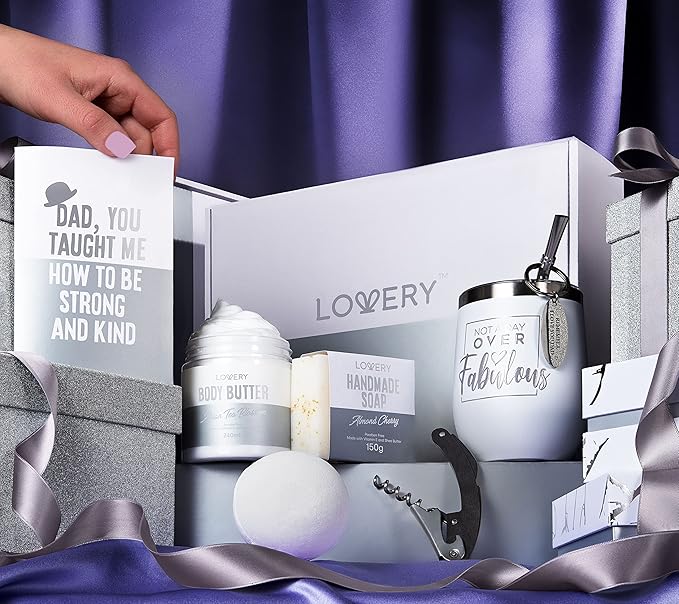 Gift for Dad Personalized Gifts for Men Birthday Funny Thank You Gifts for Him Men Husband Father Dad Boss Brother Boyfriend Uncle Unique Spa Gift Set with w/ Tumbler Self Care