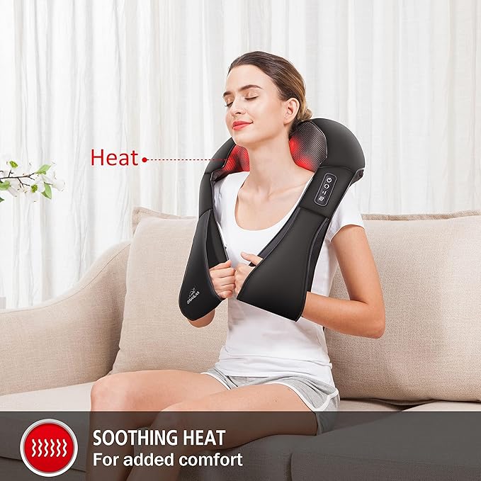 Snailax Neck Massager and Foot Massager Bundle