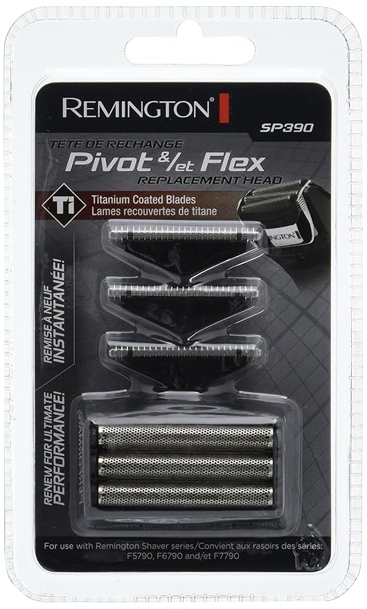 Remington SP390 Replacement Screen and Blades for Series 5 and 7 Foil Shavers Silver