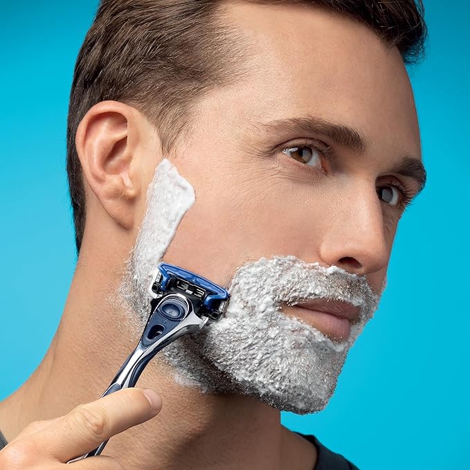 Wilkinson Sword Hydro 5 Skin Protection Regular – Razor Blades for Men Blue Pack of 8