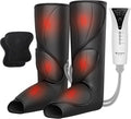 QUINEAR Leg Massager with Heat and Air CompressionFoot and Calf Massager for Circulation and PainCompression Boots with 3modes and 3 Intensities