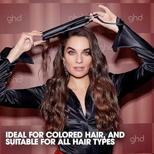 ghd Platinum+ Styler ― 1 Flat Iron Hair Straightener Professional Ceramic Hair Styling Tool for Stronger Hair More Shine &amp More Color Protection