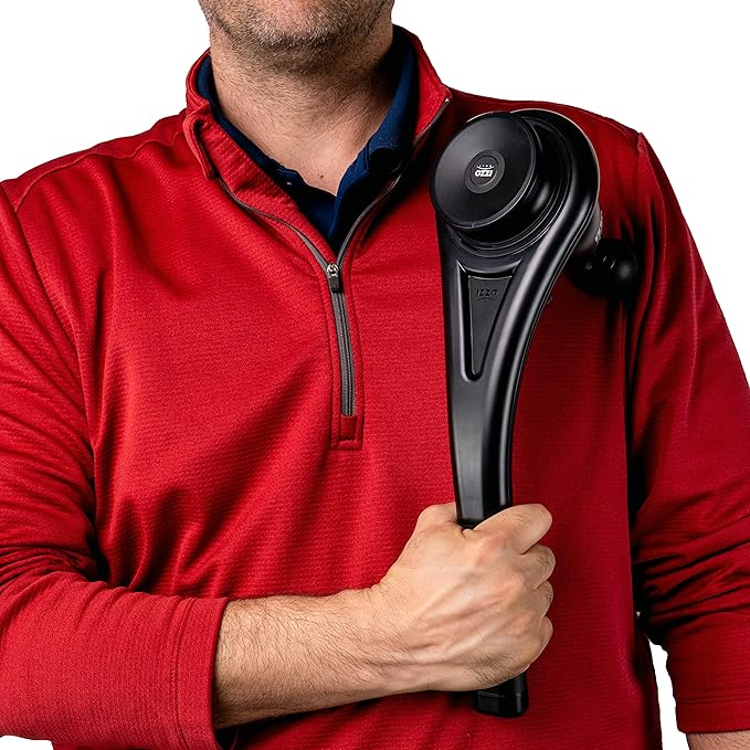 Izzo Golf Medalist Massager - for deep Tissue Massage Handheld Massage Gun for Golf Athletes Shoulder and Neck Pain and Muscle Pain