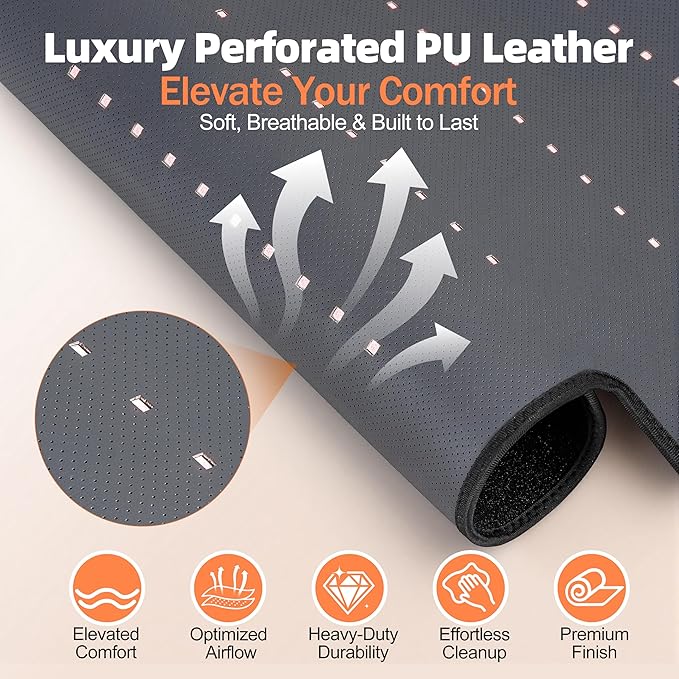 Red Light Therapy Mat for Full Body High-Density LED Infrared Light with 5 Intensity Levels 9 Auto-Shutoff Timer Settings Handheld Controller Gifts for Athletes Office Workers Women Men