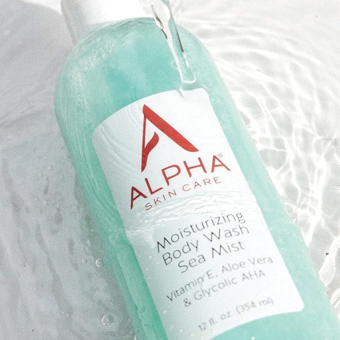 Alpha Moisturizing Body Wash 12 Fl Oz and Refreshing Face Wash 6 Fl Oz