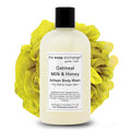 The Soap Exchange Body Wash - Oatmeal Milk &amp Honey Scent - Hand Crafted 12 fl oz / 354 ml Natural Artisan Liquid Soap for Hand Face &amp Body Shower Gel Cleanse Moisturize Protect. Made in
